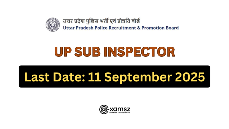 UP Police SI Recruitment 2025