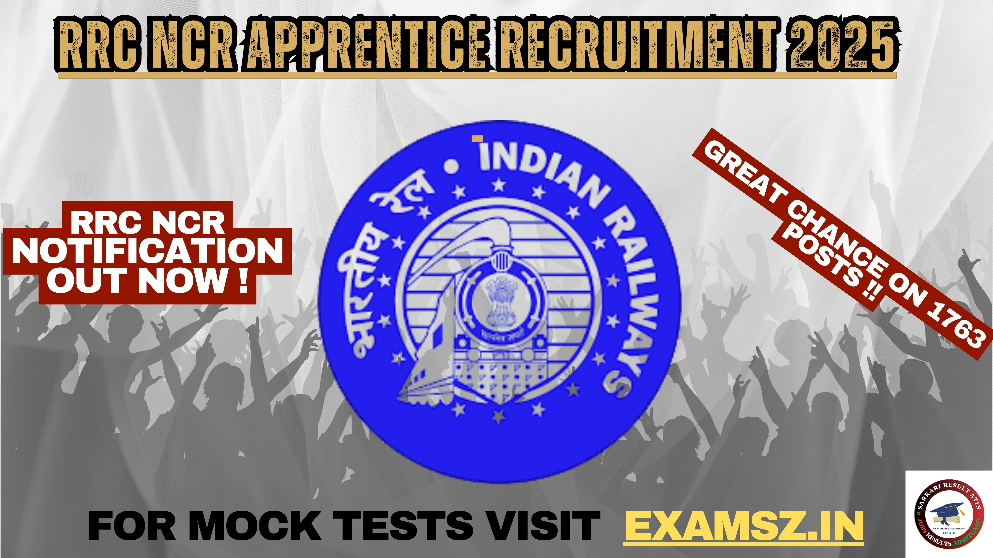 RRC NCR Apprentice Recruitment 2025
