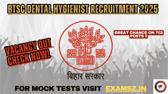 BTSC Dental Hygienist Recruitment 2025