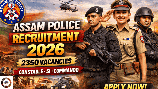 Assam Police Recruitment 2026
