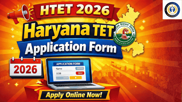 HTET 2026 Haryana TET Application Form