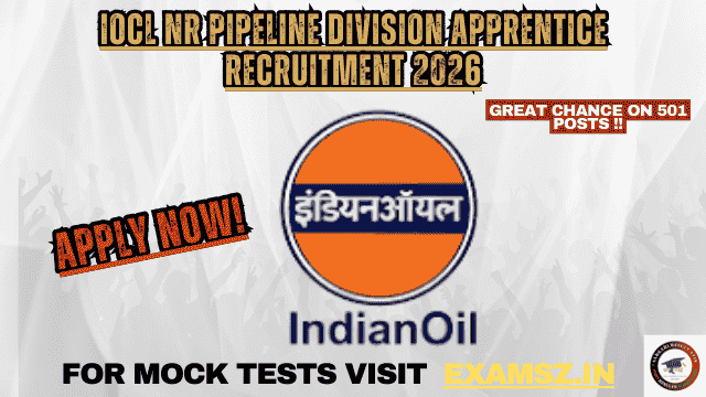 IOCL NR Pipeline Division Apprentice Recruitment 2026