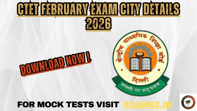 CTET February Admit Card 2026