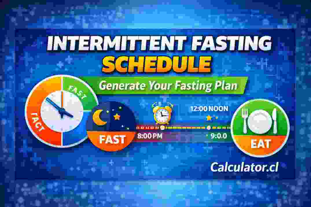 Intermittent Fasting Schedule Calculator