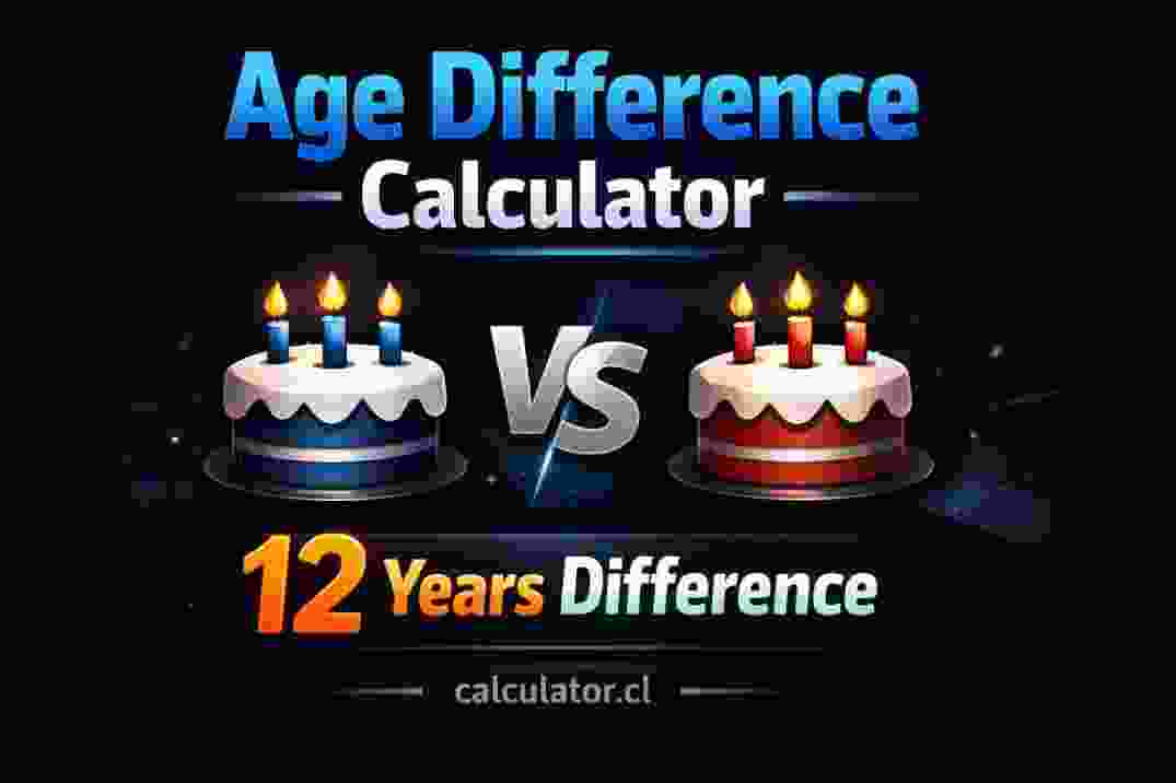 Age Difference Calculator