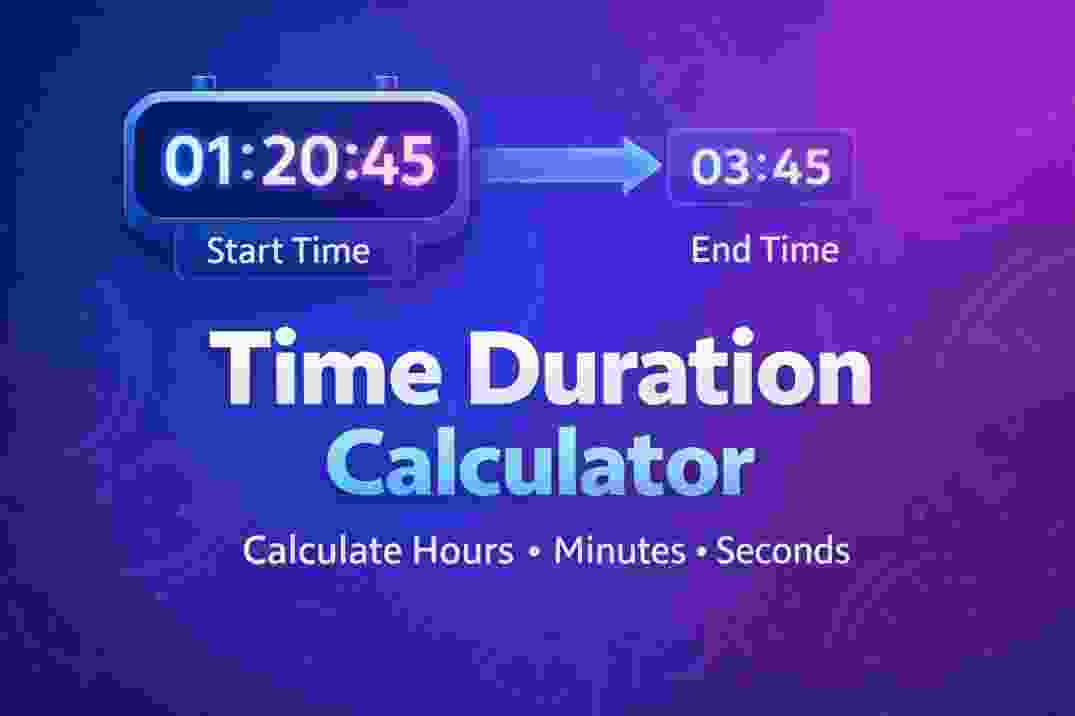 Time Duration Calculator