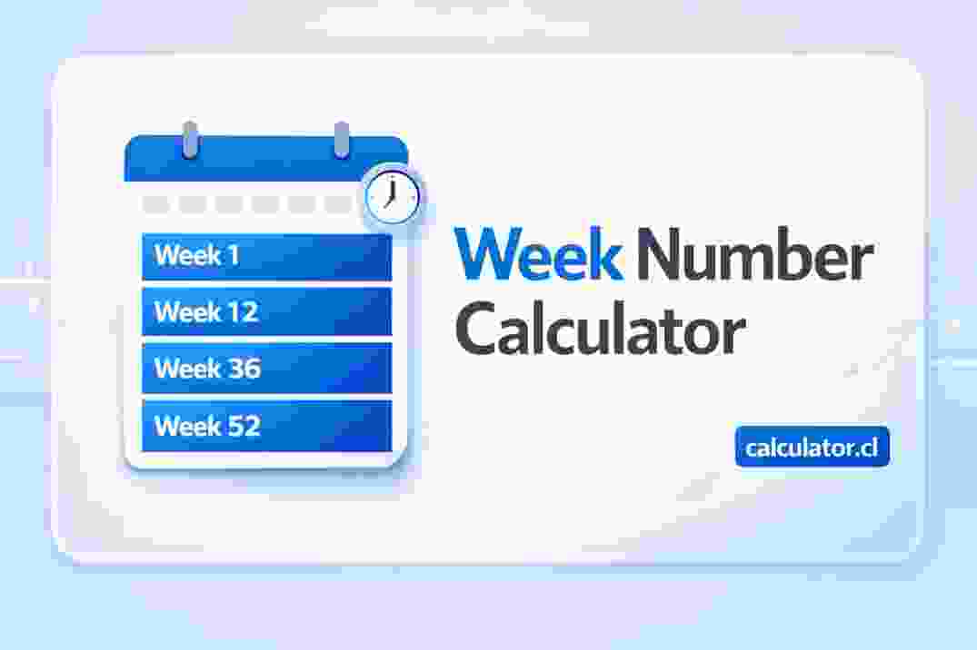 Week Number Calculator