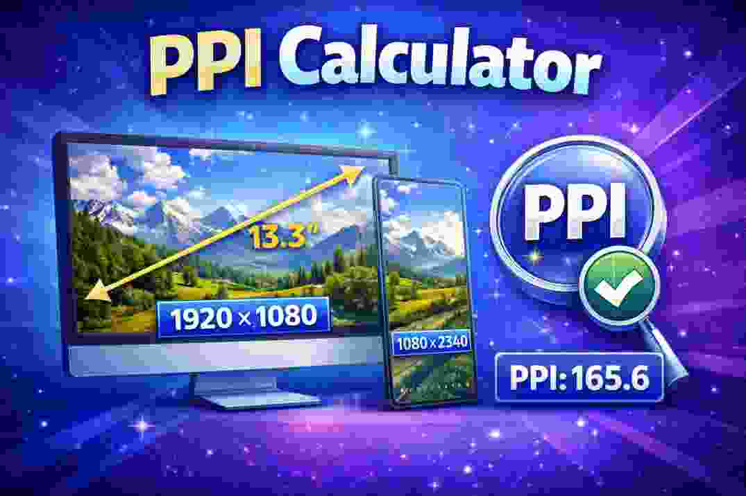 Pixel Density (PPI) CALCULATOR