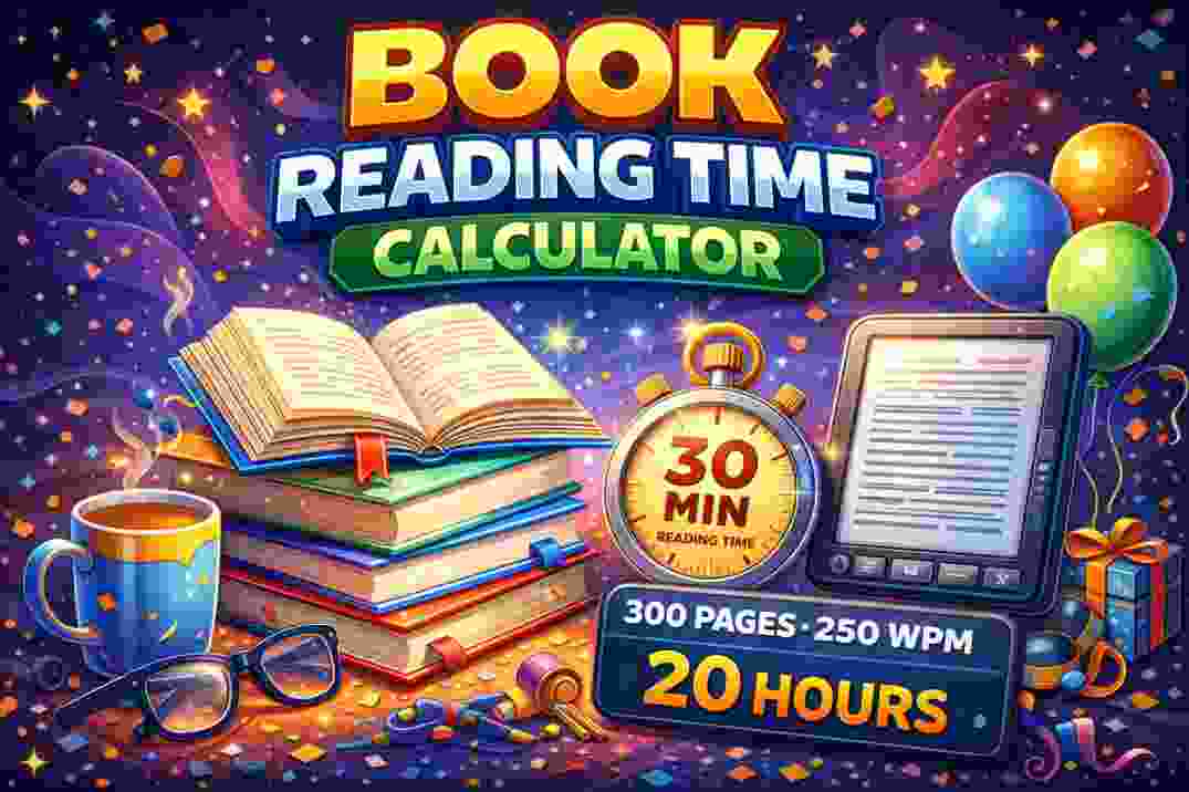 Book Reading Time Calculator
