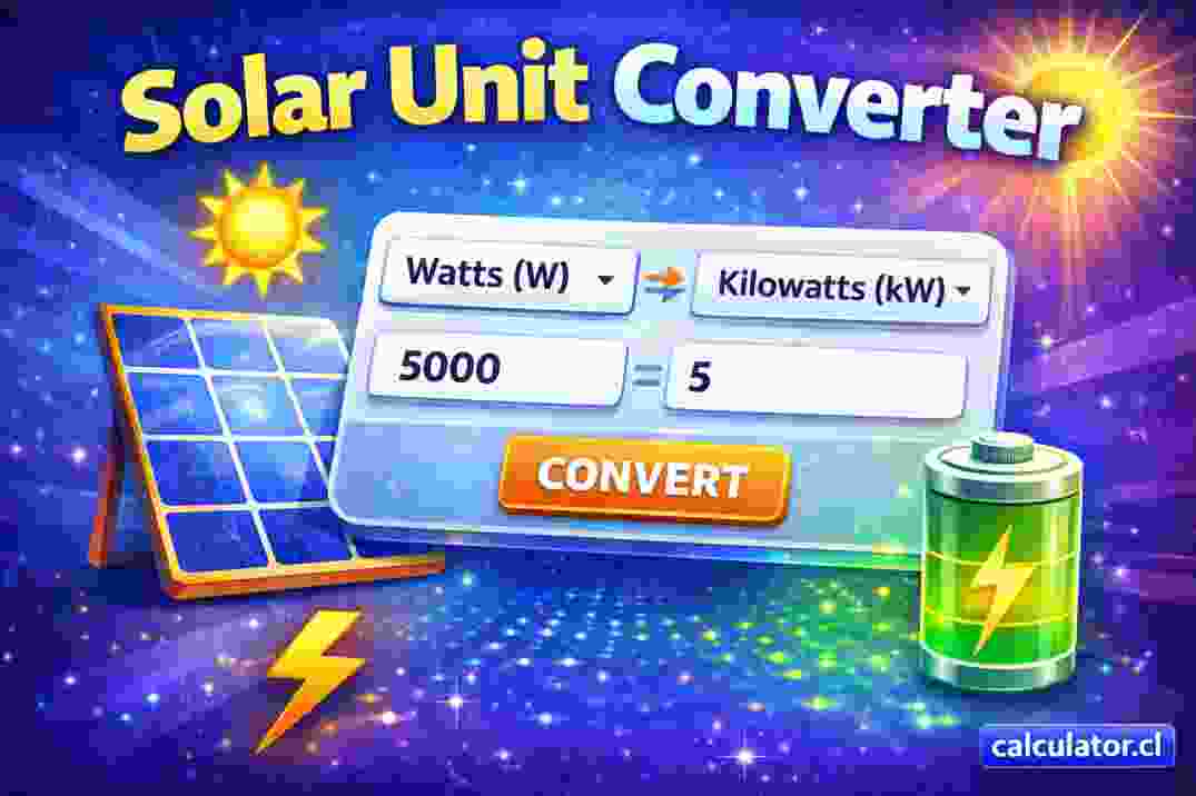 SOLAR UNIT CALCULATOR