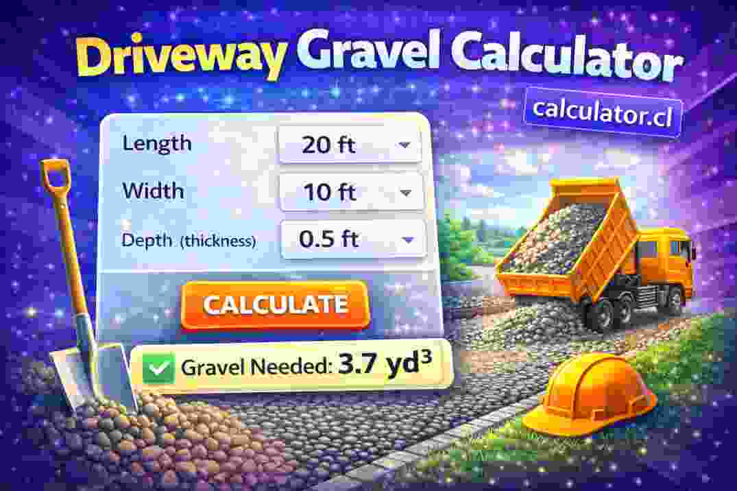 Driveway Gravel Calculator