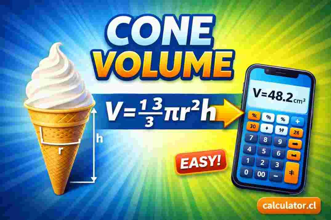 CONE VOLUME CALCULATOR