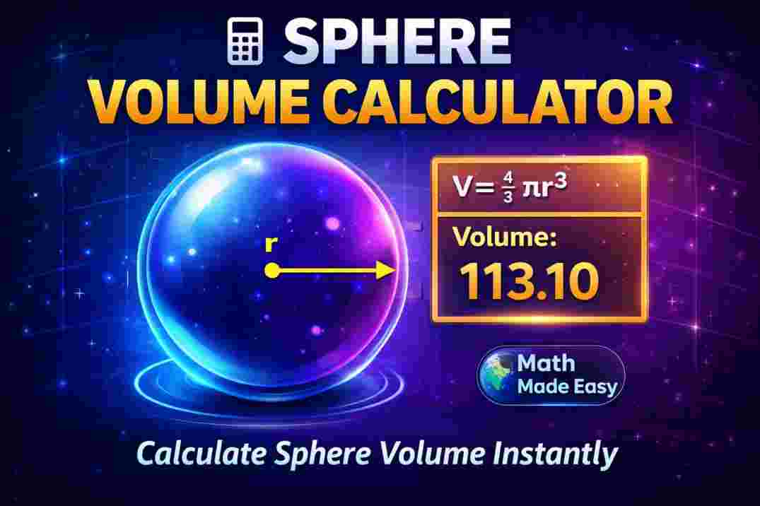 SPHERER VOLUME CALCULATOR