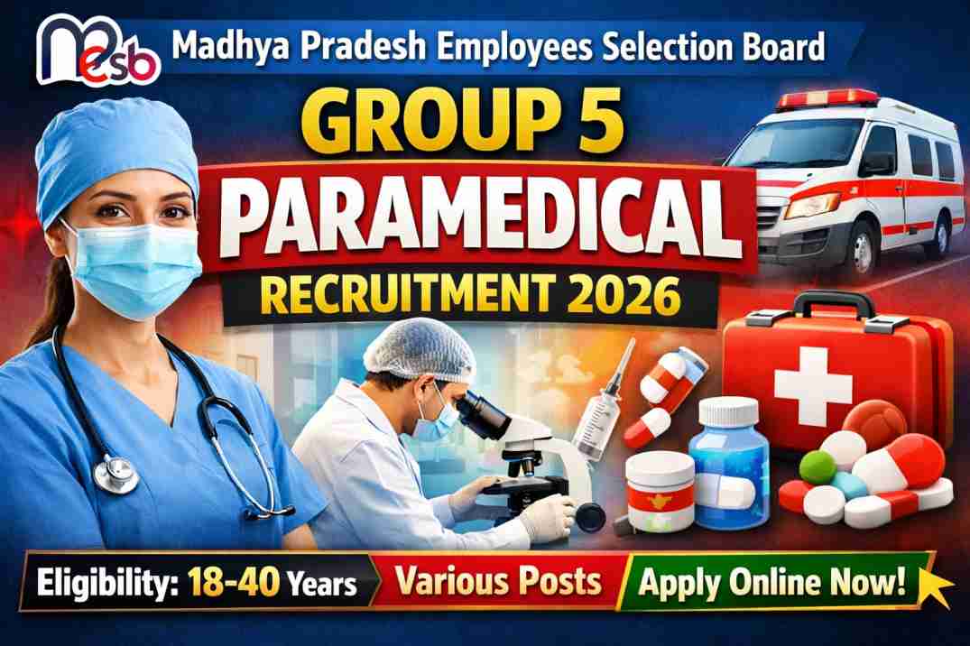 MPESB Group 5 Paramedical Recruitment 2026