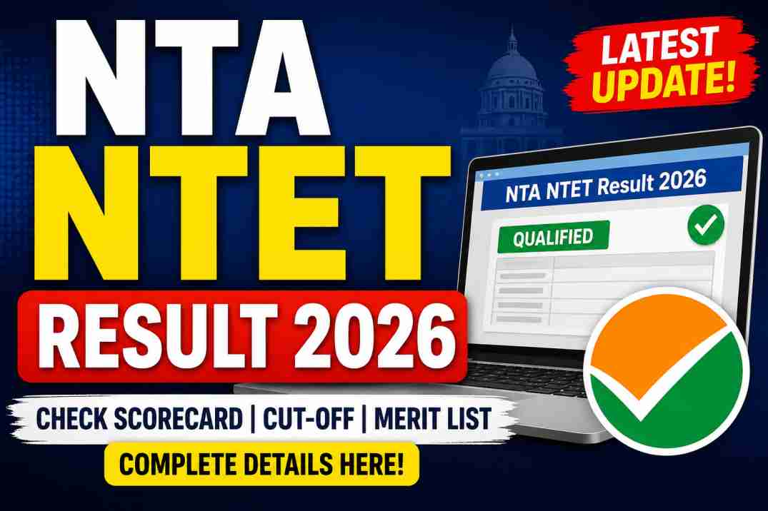 NTA NTET Result 2026